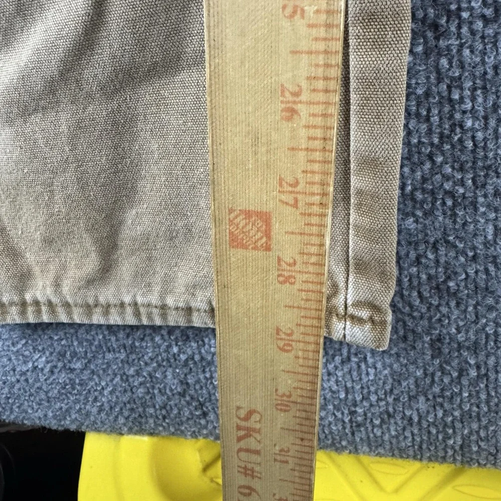 Dickies Pants Mens 36x29 Beige Canvas Carpenter Workwear Utility Faded 90s Y2K